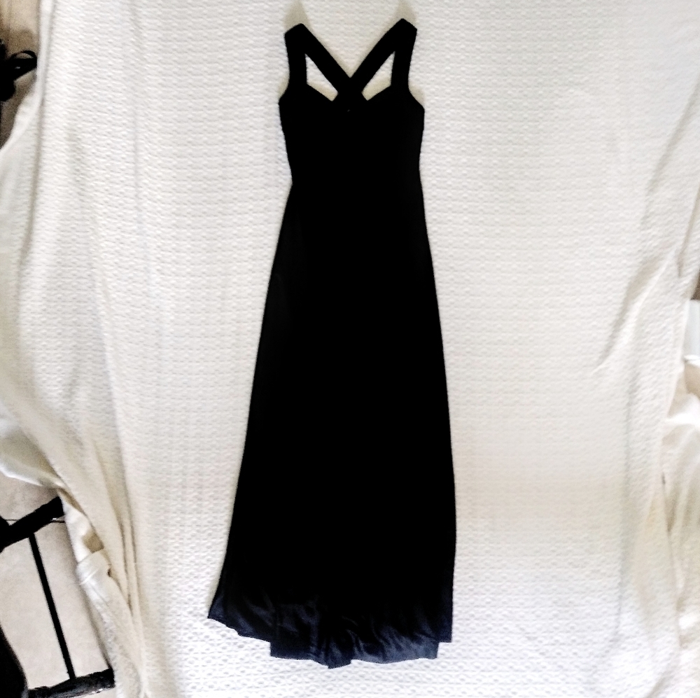 Calvin Klein silky long evening gown
